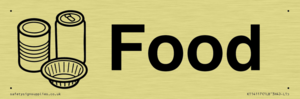 Dementia food sign